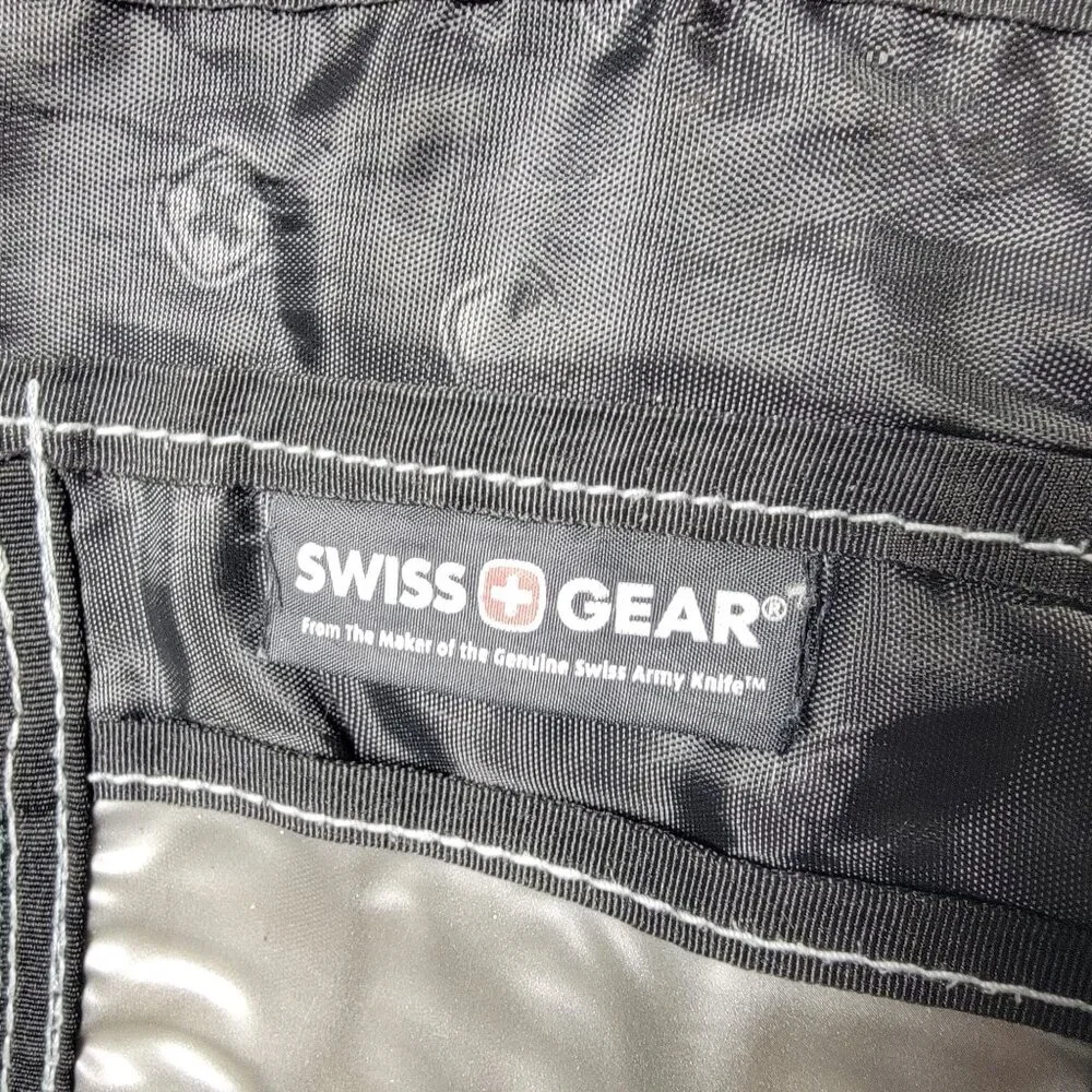 SwissGear 3101 Laptop Backpack Black Gray Travel Bag Casual School Outdoors